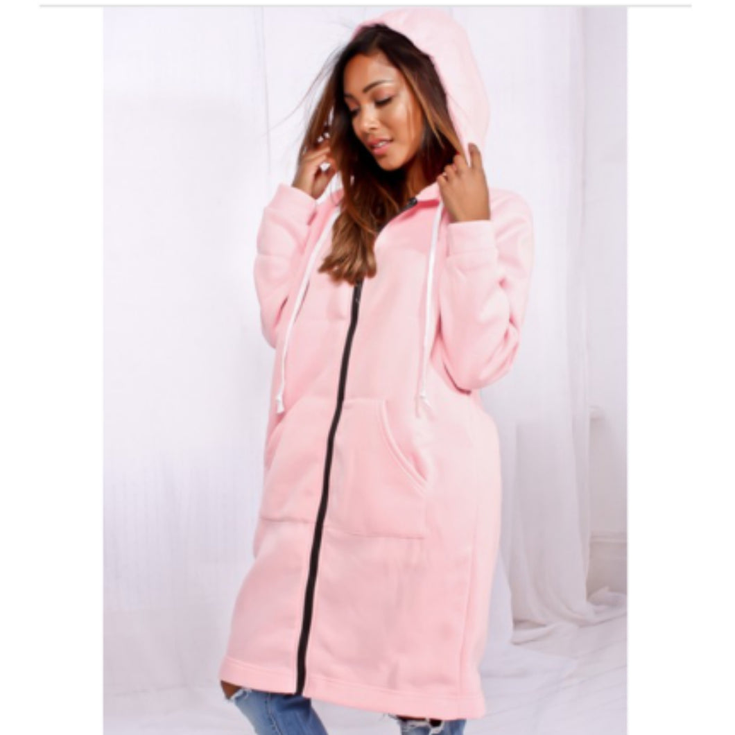 Pink   Hooded Jacket