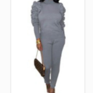 Oueen Gorgeous Gray 2pc Set