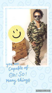 Camo 3 piece Jogging Set